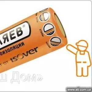 Утеплитель Isover Утепляев (20 74м кв)