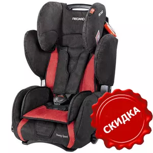 Автокресло Recaro Young Sport cherry/black