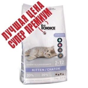 1st Choice (Фест Чойс) с курицей сухой супер премиум корм для котят 	
