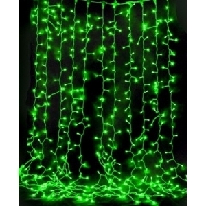 Светодиодная гирлянда Занавес 2х1, 5м прозрачный ПВХ 