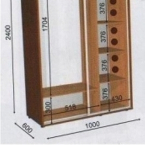 шкаф купе 100 60 240