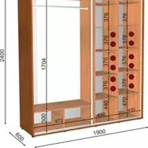 шкаф купе 190 60 240