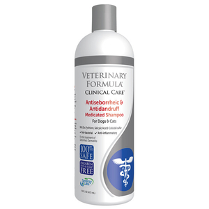 Veterinary Formula АНТИСЕБОРЕЙНЫЙ и АНТИПЕРХОТЬ шампунь для собак, 