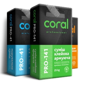 Сухие строительные смеси Coral,  Sticker.