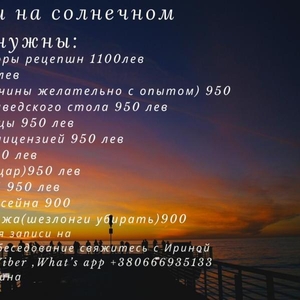 На морские курорты Болгарии требуется персонал в отели и рестораны