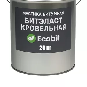 Мастика битумная БИТЭЛАСТ - КРОВЕЛЬНЫЙ Ecobit ведро 20 кг