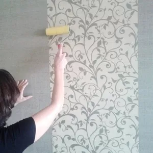 Поклейка шпалер Київ Фарбування стін 