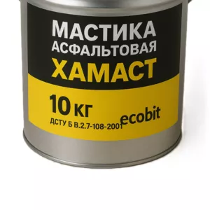 Мастика Асфальтовая ХАМАСТ Ecobit ведро 10, 0 кг ДСТУ Б.В.2.7-108-2001 