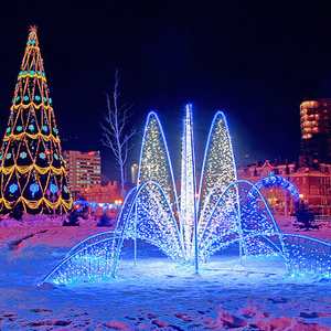 Новорічна ілюмінація,  прикрасити гірляндами!