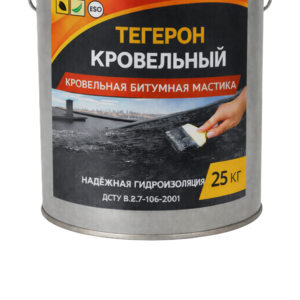 Тегерон Кровельный Ecobit ведро 25, 0 кг - кровельная битумная мастика 