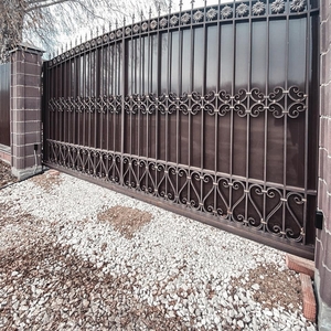 Металлические ворота в Кривом Роге