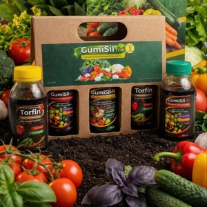 Золота лінійка мікродобрив GumiSil Trio для городу