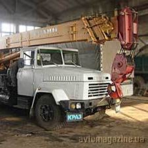 Автокран КРАЯН 557 Кр на базе Краза 65101,  г/п 32 т,  телескоп 
