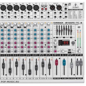 Микшерный пульт Behringer EURORACK,  UB 1222 FX-PRO. 